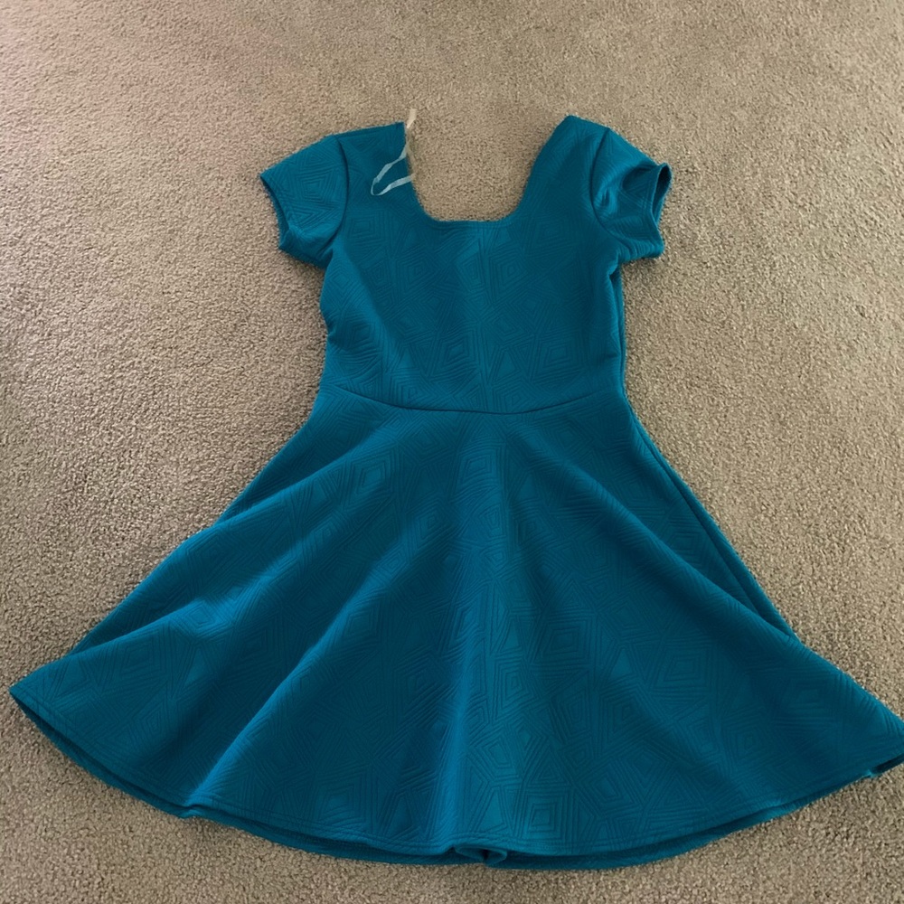 Teal Skater Dress